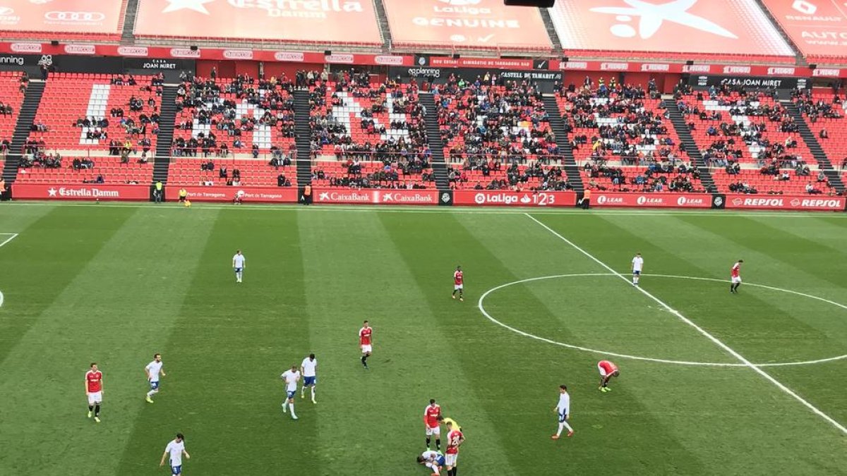 El Nou Estadi, a la segona meitat.