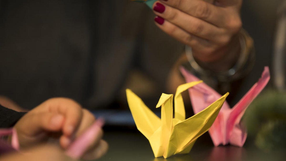 Los origamis son figuras de papiroflexia, un arte japonés.