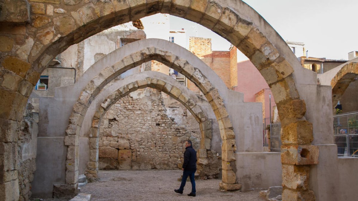 Imagen de archivo de los alrededores de la plaza de los Ángeles y la Judería Judía de Tarragona.