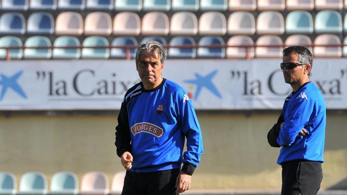 Natxo González, acompañado de Xavi Bartolo.