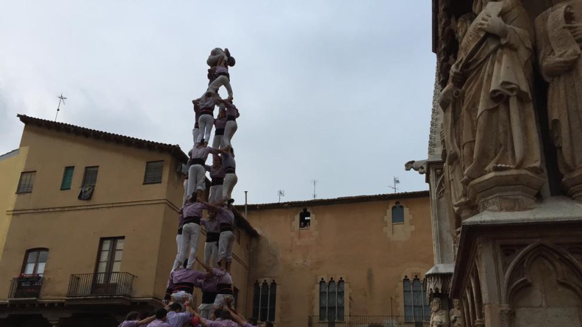 4de9f de la Colla Jove de Tarragona a la Festividad del Esperidió en el Pla de la Seu.