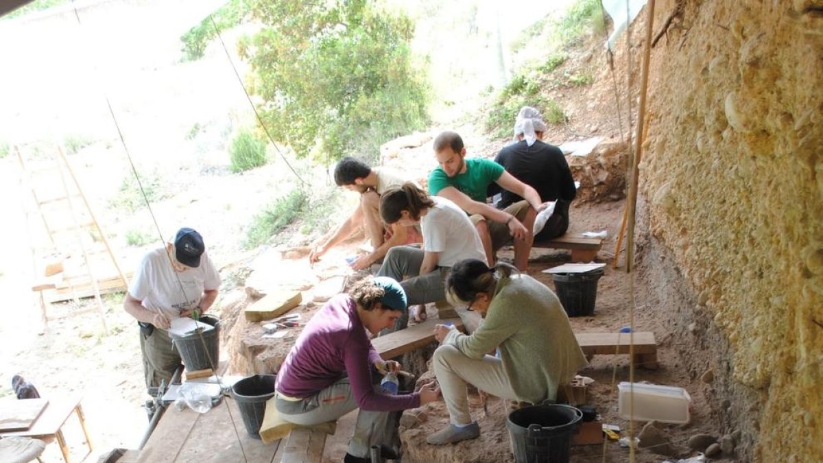 Imatge de l'excavació del Molí de Salt.