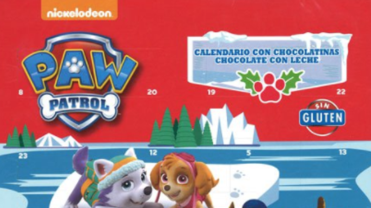 El calendari d'Advent que és ven a un supermercat nacional.