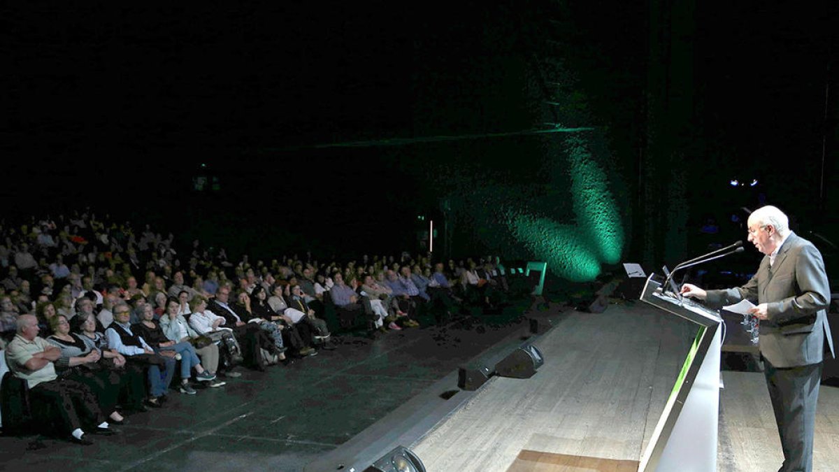 El director de la Fundación Maragall, Jordi Camí, durante la presentación del Estudio Alfa, la mayor investigación sobre alzhéimer que se realiza en el mundo.