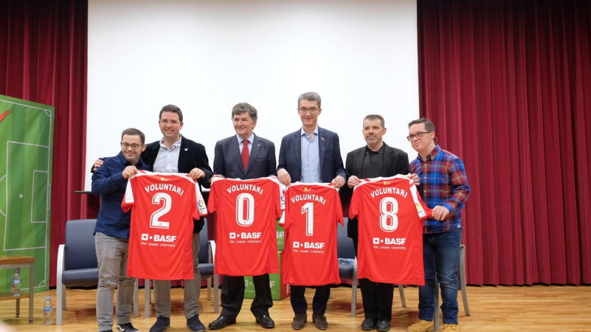 Imagen del acto de la jornada del voluntariado.