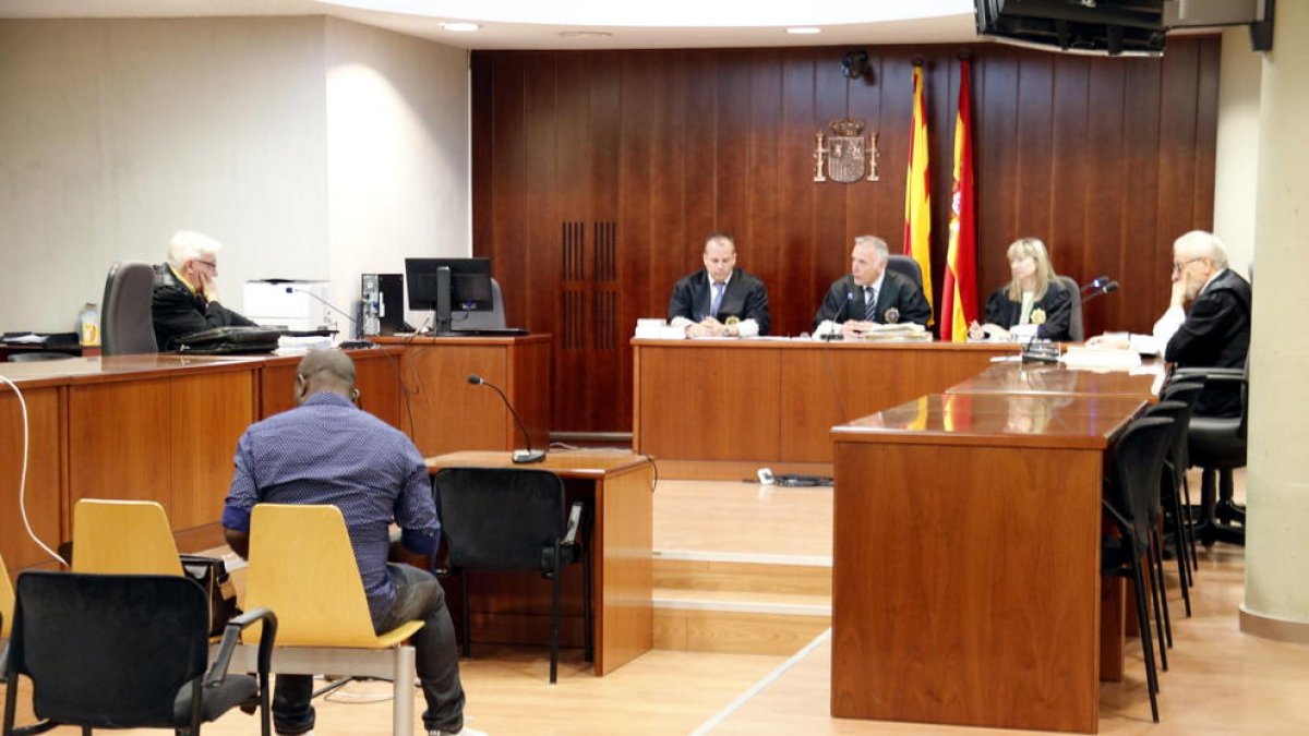 Imatge general de l'Audiència de Lleida, durant el judici.