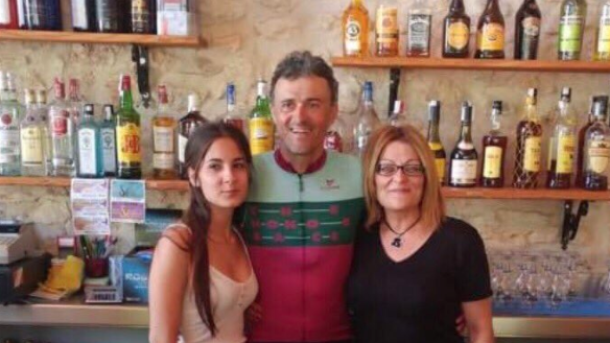 Luis Enrique ha gaudit de la bicicleta.