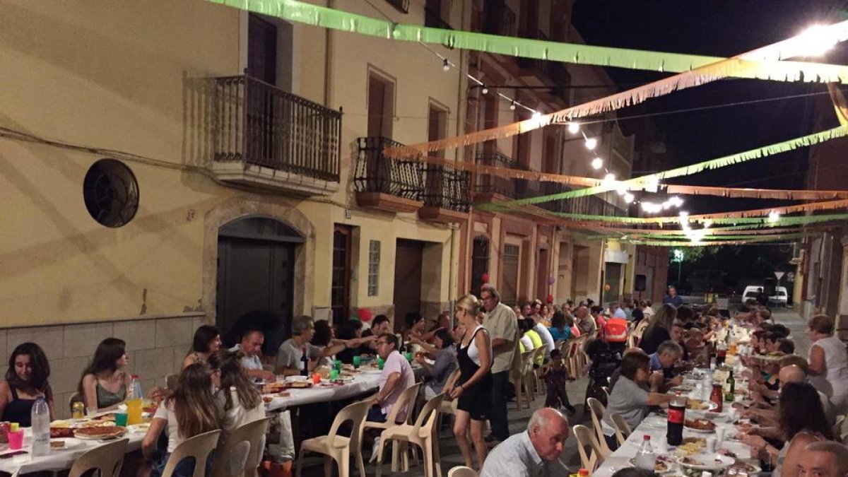 Fotografia d'arxiu de les festes de carrer.