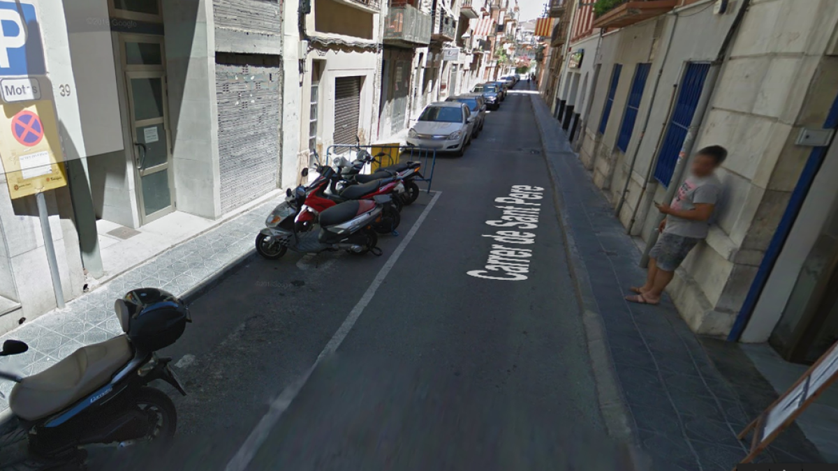 El carrer Sant Pere.