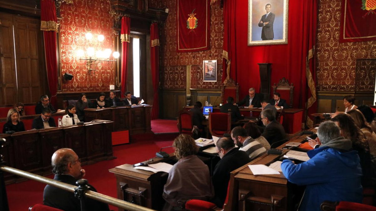 Pla general del ple de l'Ajuntament de Tarragona del 26 de gener del 2017