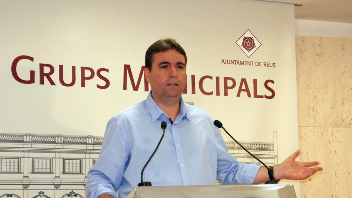El portaveu del Grup Municipal de Ciutadans a l'Ajuntament de Reus, Juan Carlos Sánchez