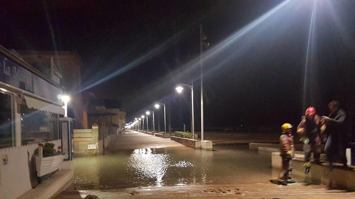 Inundació al barri de Sant Salvador el passat 22 de gener.