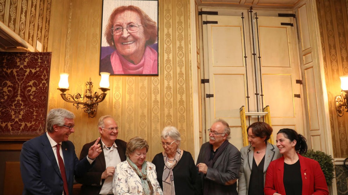 El retrat de Montserrat Abelló ja forma part del Saló dels Tarragonins Il·lustres.
