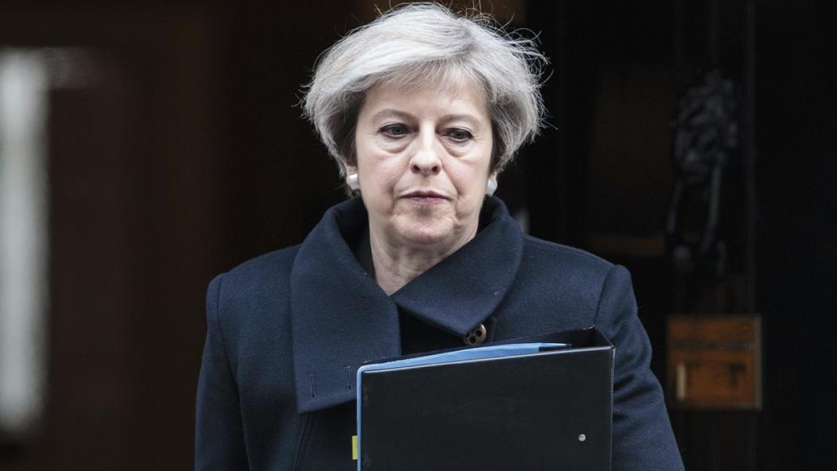 La primera ministra Britànica, Theresa May, aquest 23 de març del 2017.