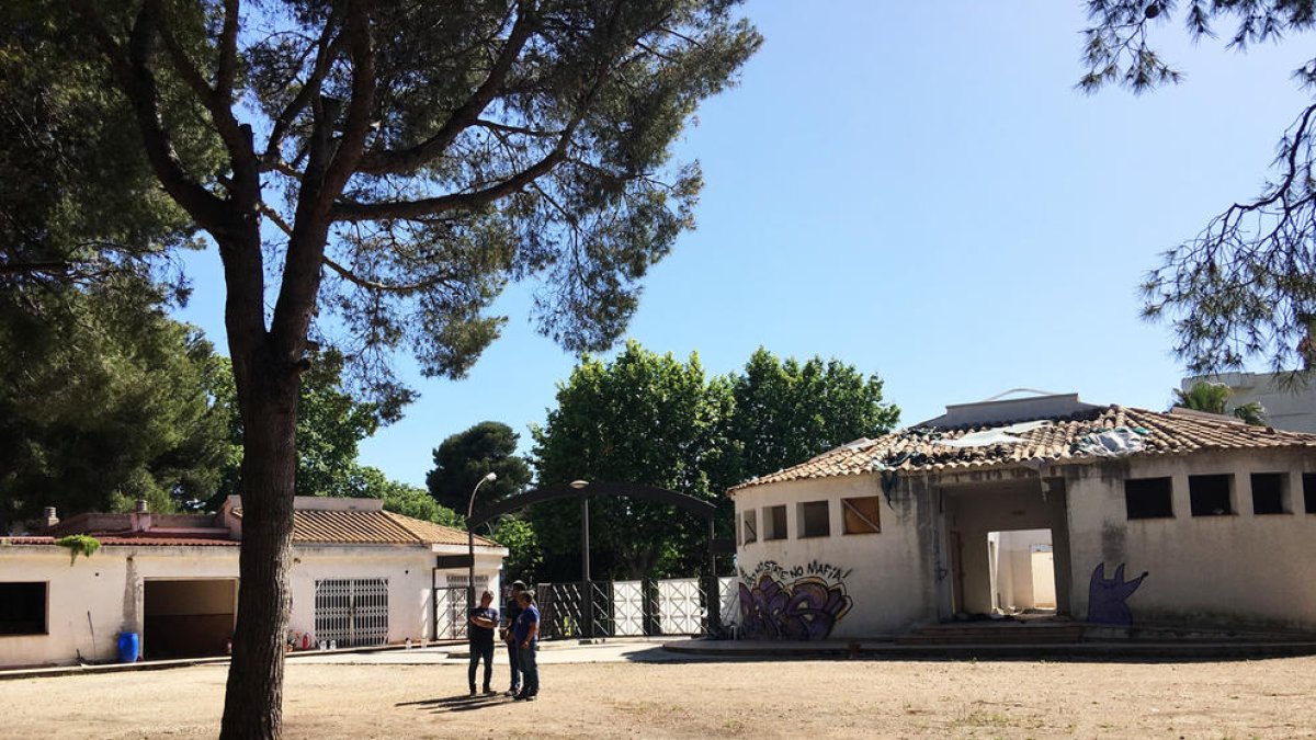 Imatgde del antiguo càmpig El Buen Vino, donde se intalarà un parque de actividades al aire libre.