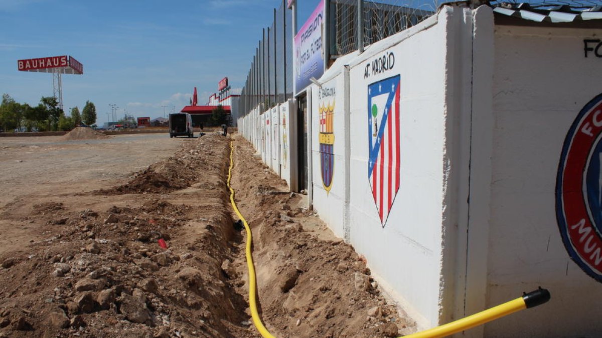 L'estadi municipal de la Floresta compta des d'aquesta setmana amb gas natural.