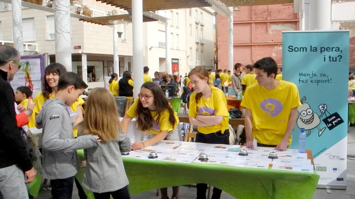 Imatge d'arxiu d'una acció realitzada dins la campanya pels joves adolescents-