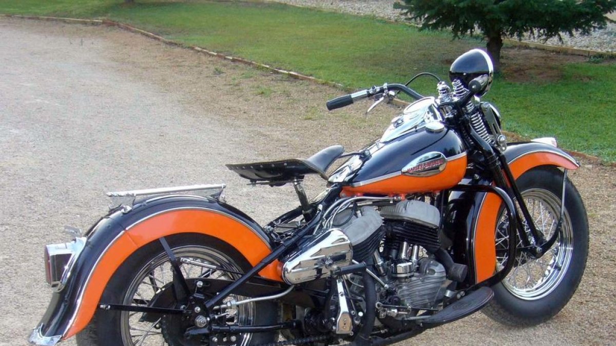 Imagen de archivo de una Harley Davidson, uno de los tipos de motos que se verán al encuentro.