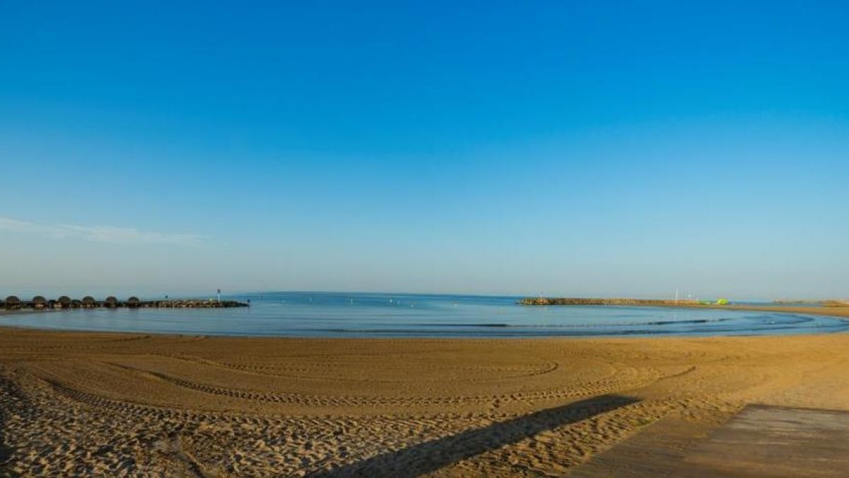 La playa de Cunit.