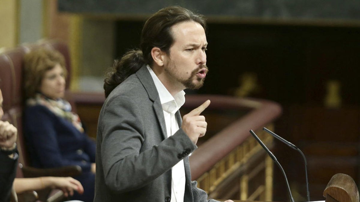 El líder de Podem, Pablo Iglesias.