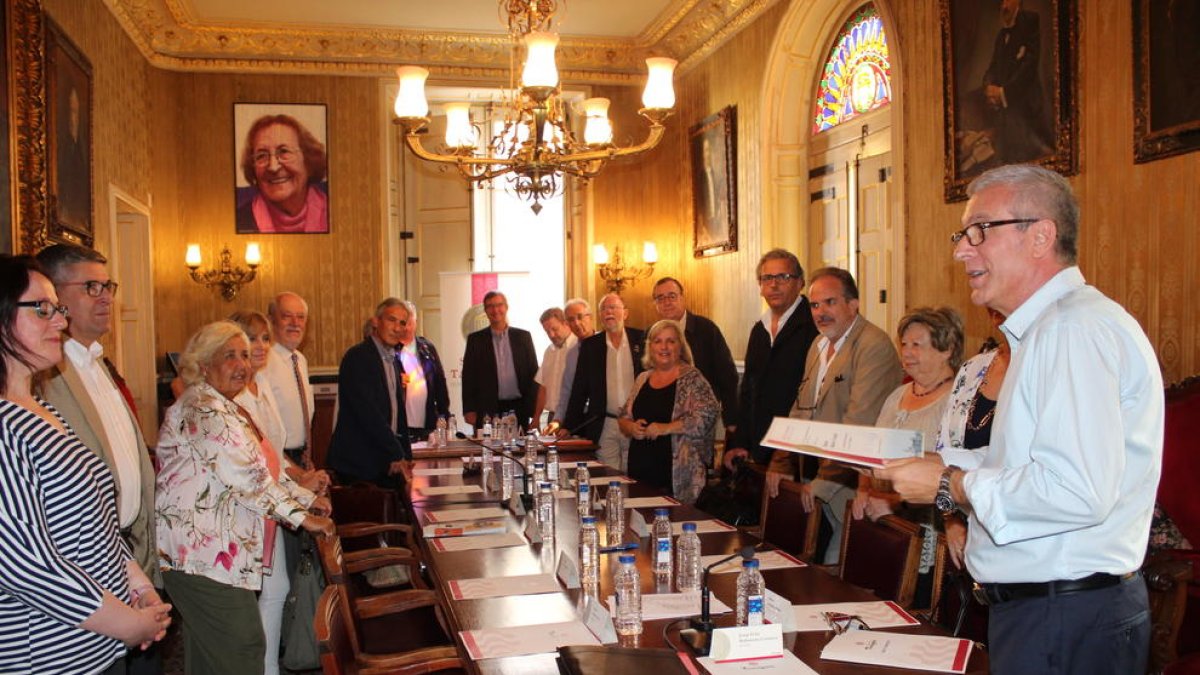 El Senat tarragoní s'ha reunit aquest dimecres a la sala d'actes de l'Ajuntament.