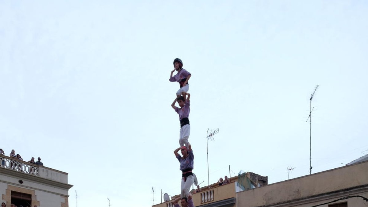 Pilar de 8fm de la Colla Jove Xiquets de Tarragona al Catllar