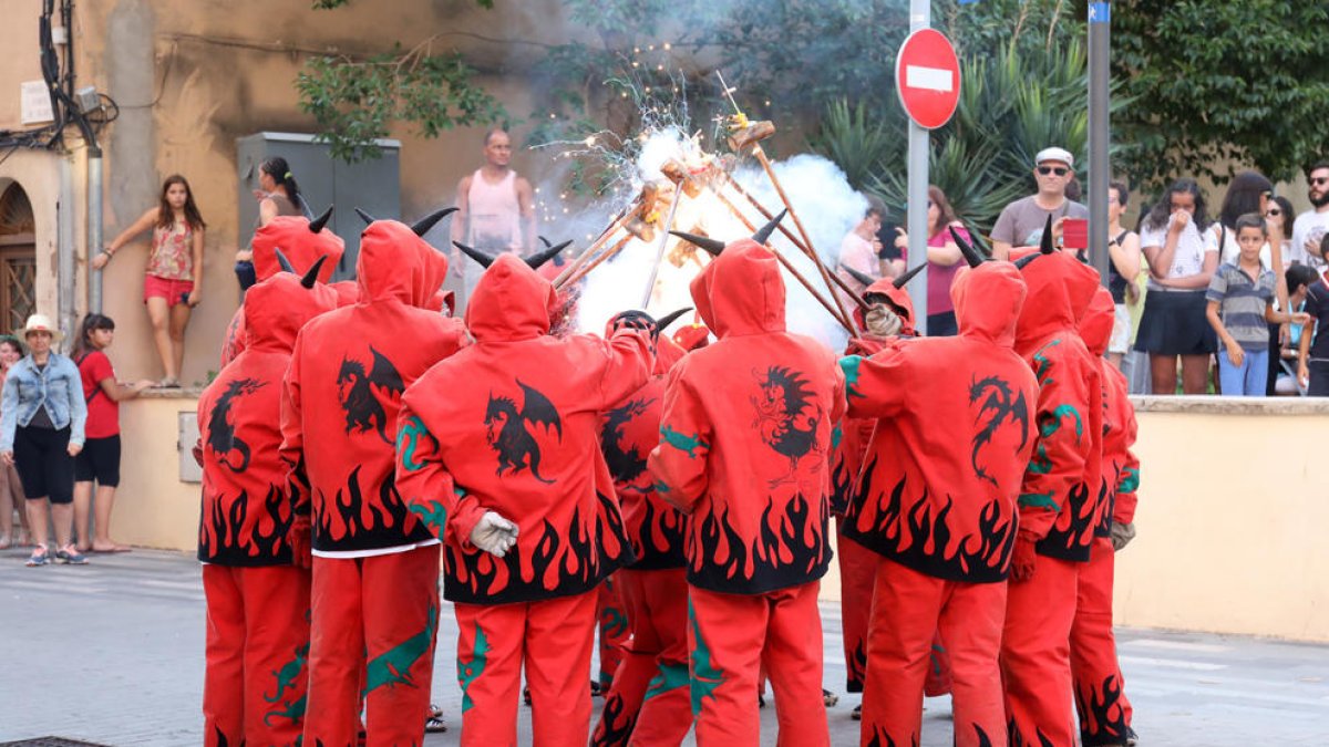 Els diables van ser un dels protagonistes del seguici.