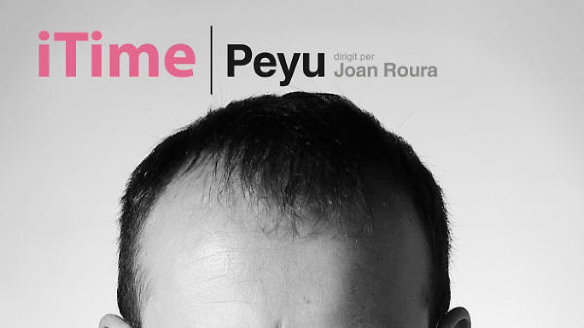 El cartell de l'espectacle que presenta Peyu, anomenat iTime.