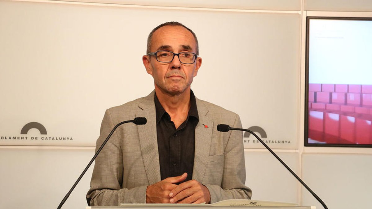 El portaveu de CSQP al Parlament, Joan Coscubiela.