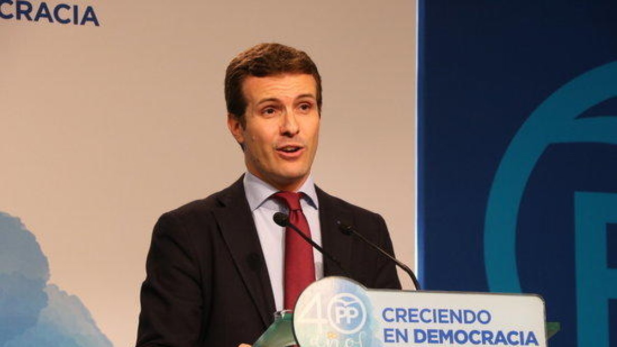 El vicesecretari de Comunicació del PP, Pablo Casado.