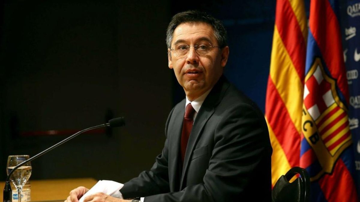 Imatge d'arxiu del president del Barça, Josep Maria Bartomeu.