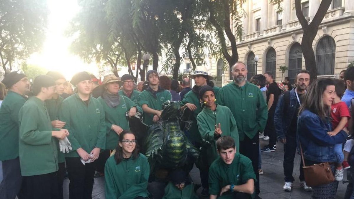 Abans de l'inici del Correfoc petit.