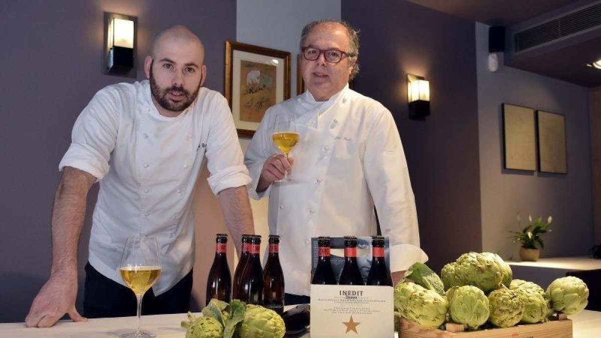 Imagen de los cambrilenses y estrellas Michelin, Arnau y Joan Bosch del Restaurant Can Bosch de Cambrils.