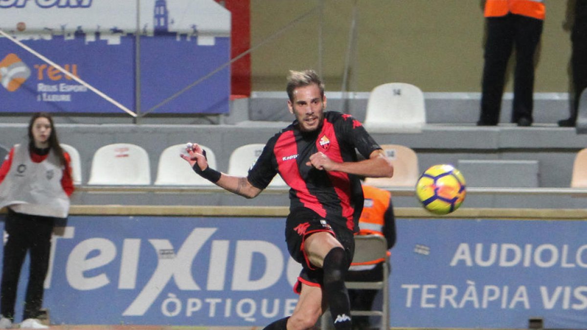 David Querol sólo lleva un gol esta temporada, el que consiguió en el Estadi delante del Valladolid.