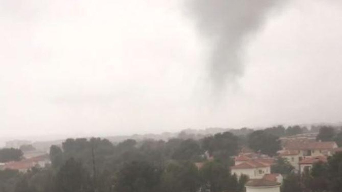 Imatge del tornado a Miami Platja.