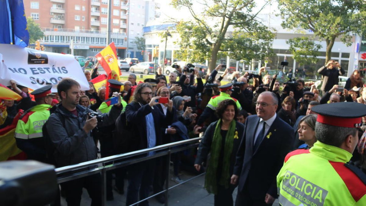 Imagen de archivo del alcalde de Reus, Carles Pellicer, entrando al juzgado de Reus.