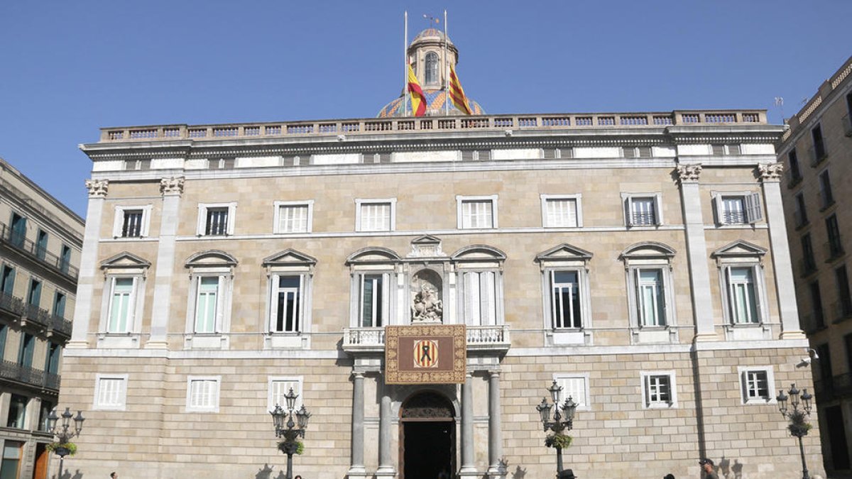 Imagen de archivo del Palau de la Generalitat.