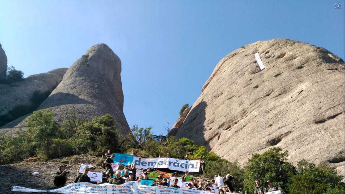 Los agentes rurales se han sumado a la defensa del referéndum.