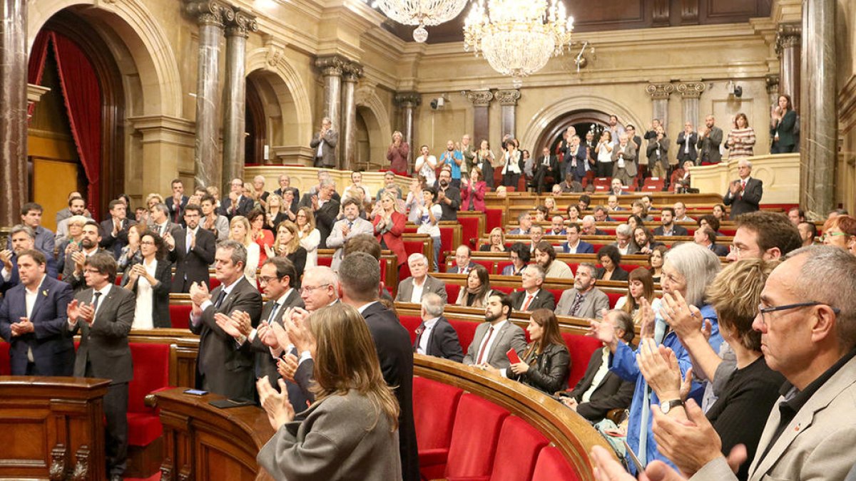 El Parlament de Catalunya, aquest dijous.