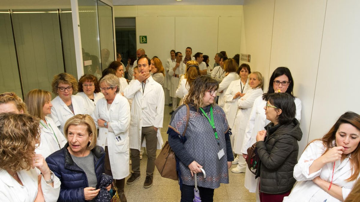 Una imatge d'arxiu de protestes dels treballadors del Sant Joan.