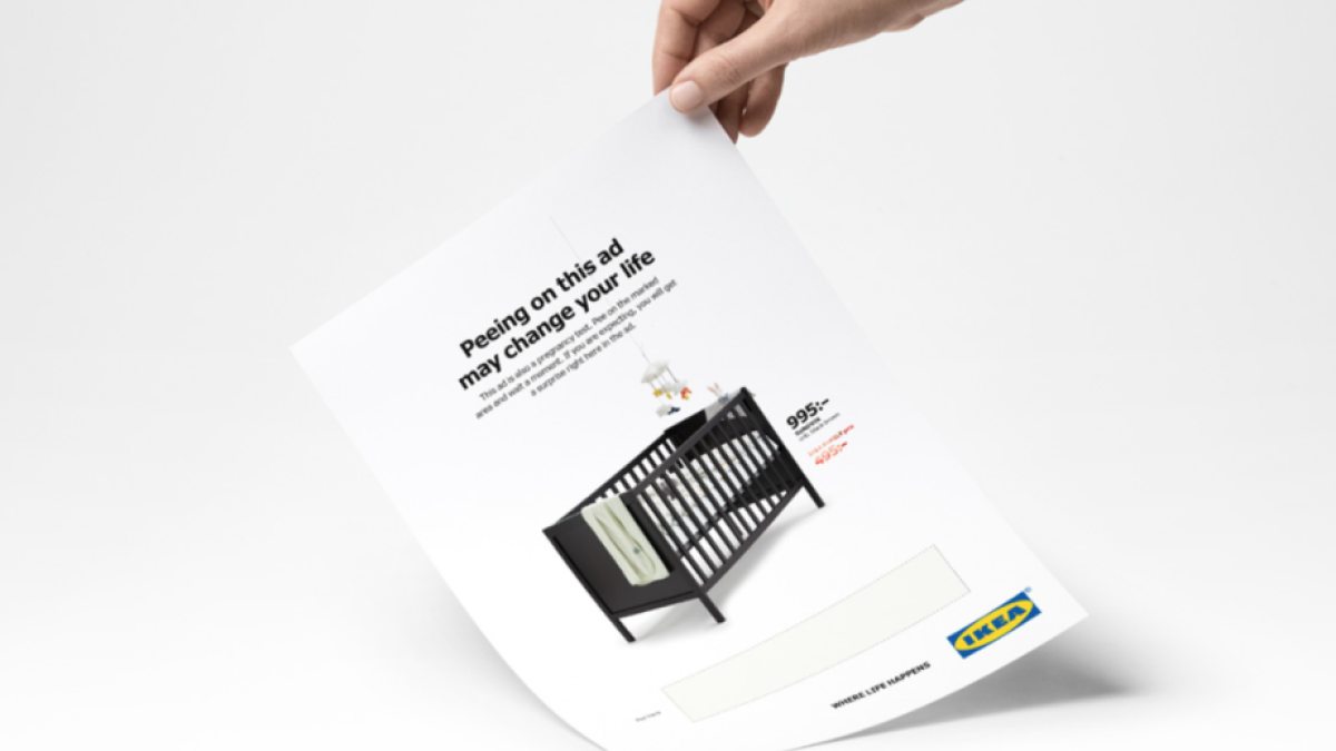Imagen del anuncio publicado por Ikea.