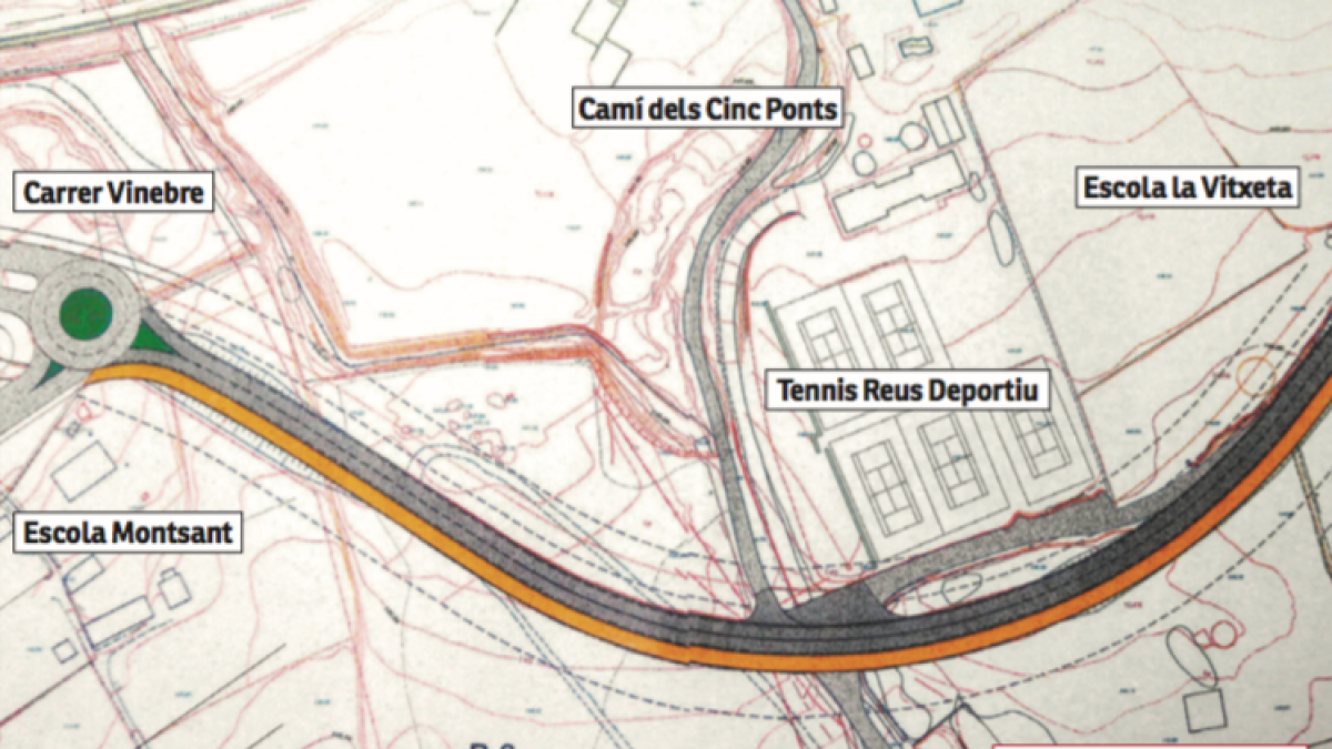 Un plano de la ubicación de la ronda norte, que pretende facilitar la movilidad de los vecinos que lo rodean.