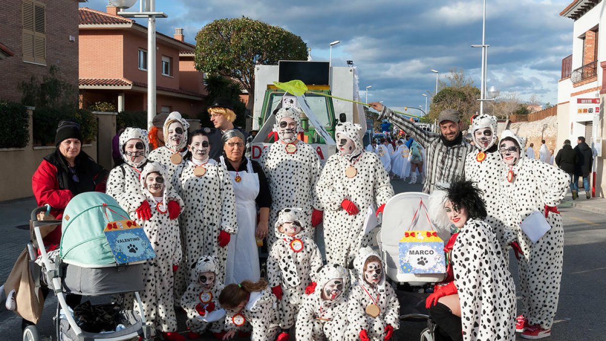 Imatge de la Rua del Carnaval de la Canonja 2018.