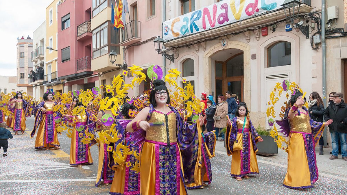 Imatge de la Rua del Carnaval de la Canonja 2018.