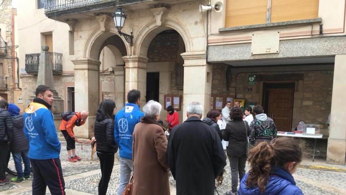 Moment de la celebració de l'acte