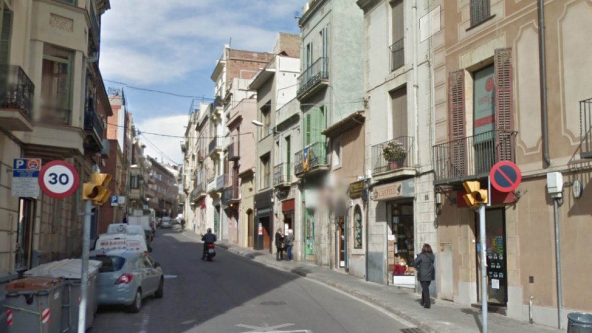 Imagen de la calle Major de Sarrià de Barcelona, donde tuvieron lugar los hechos.