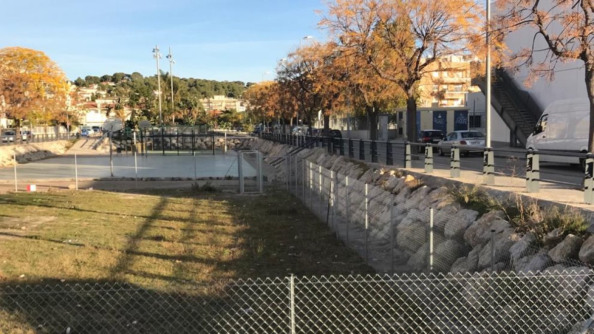 Imatge del primer dels espais 'correcan' situat a la Rambla del Prat de Cunit.