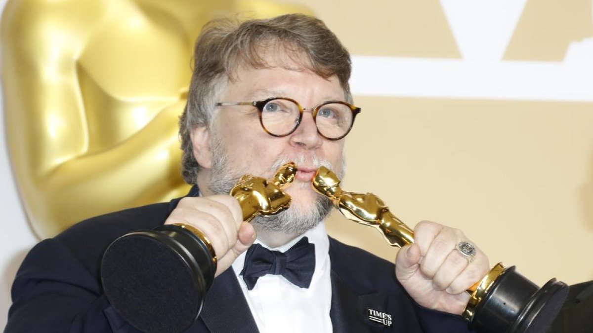 Guillermo del Toro, ganador del Óscar al mejor director por la película 'La forma del agua'.