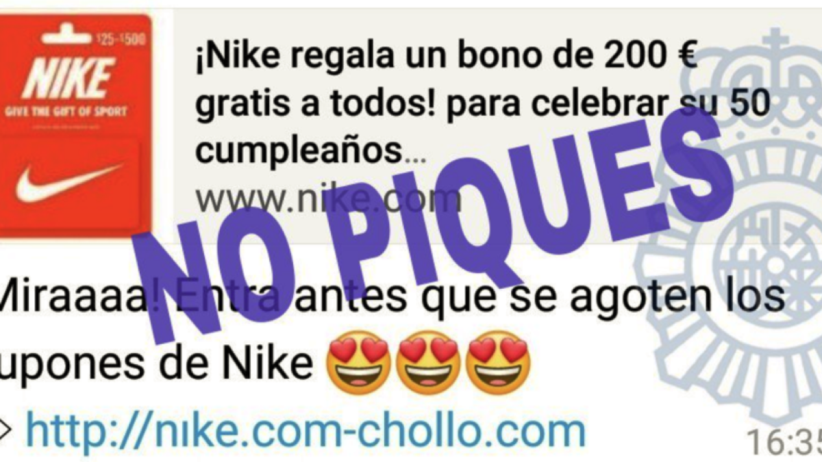 La Policia Nacional ha alertat de la nova estafa que suplanta Nike a través de Twitter.