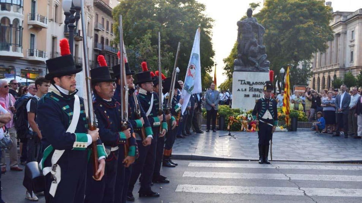 Acto de recuerdo y homenaje hace tres años a los defensores de Tarragona durante la Guerra del Francés.